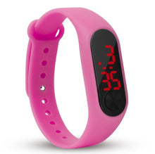 Cargar imagen en el visor de la galería, Reloj de pulsera de deporte LED de silicona para niños y niñas. Moda hombre y mujer