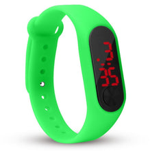 Cargar imagen en el visor de la galería, Reloj de pulsera de deporte LED de silicona para niños y niñas. Moda hombre y mujer