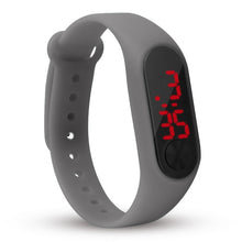 Cargar imagen en el visor de la galería, Reloj de pulsera de deporte LED de silicona para niños y niñas. Moda hombre y mujer