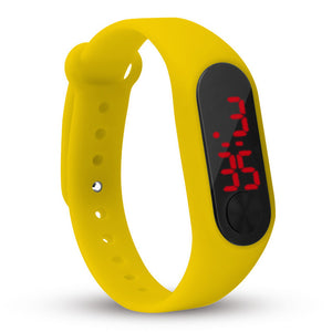 Reloj de pulsera de deporte LED de silicona para niños y niñas. Moda hombre y mujer