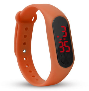 Reloj de pulsera de deporte LED de silicona para niños y niñas. Moda hombre y mujer