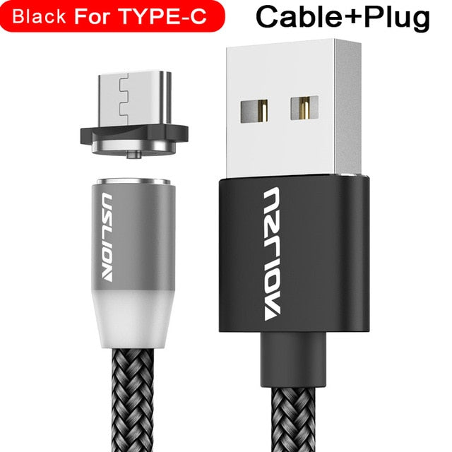 Cable USB magnético con carga rápida